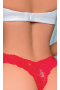 Gizemli Sexshop Kırmızı Dantel Seksi Külot