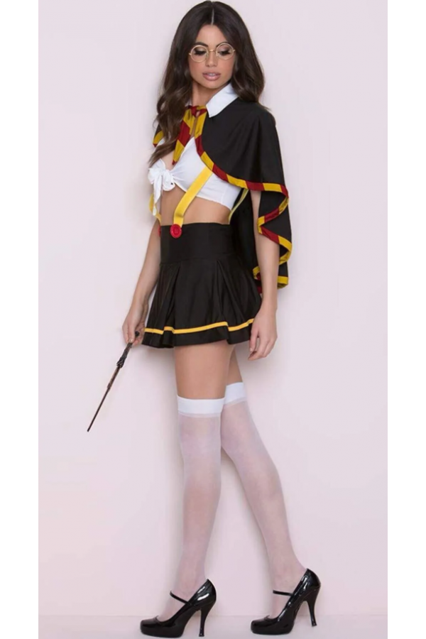 Gizemli Sexshop Siyah Beyaz Harry Potter Cadılar  Kostümü