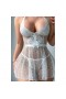 Gizemli Sexshop Beyaz Dantel Takım