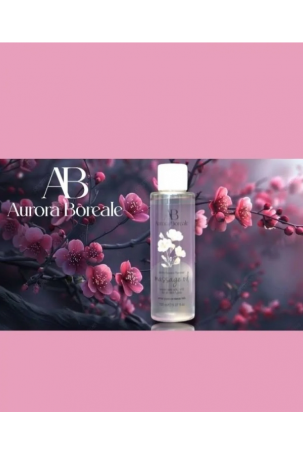 Aurora Boreale Beyaz Çiçek Aromalı Masaj Yağı 150 ML