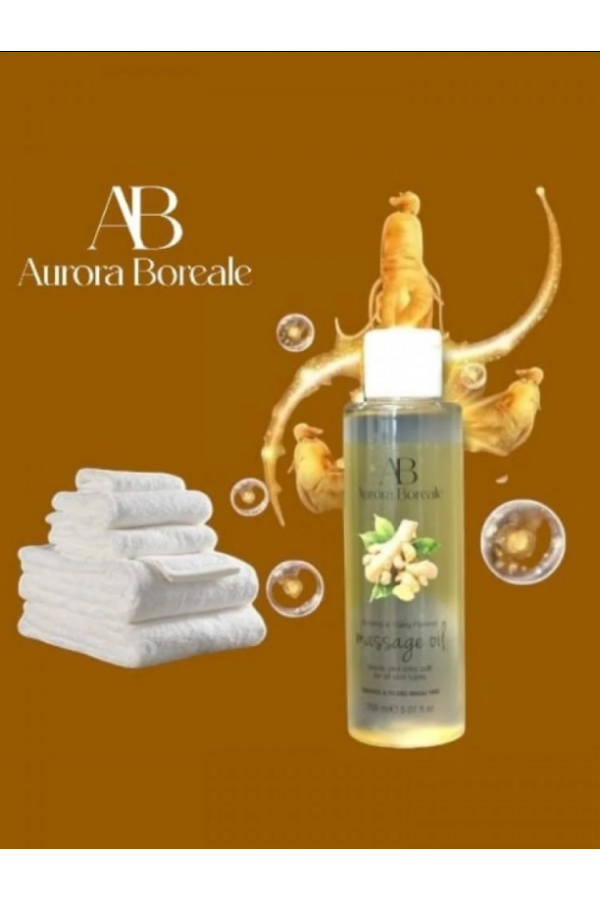 Aurora Boreale Ginseng Aromalı Masaj Yağı 150 ML