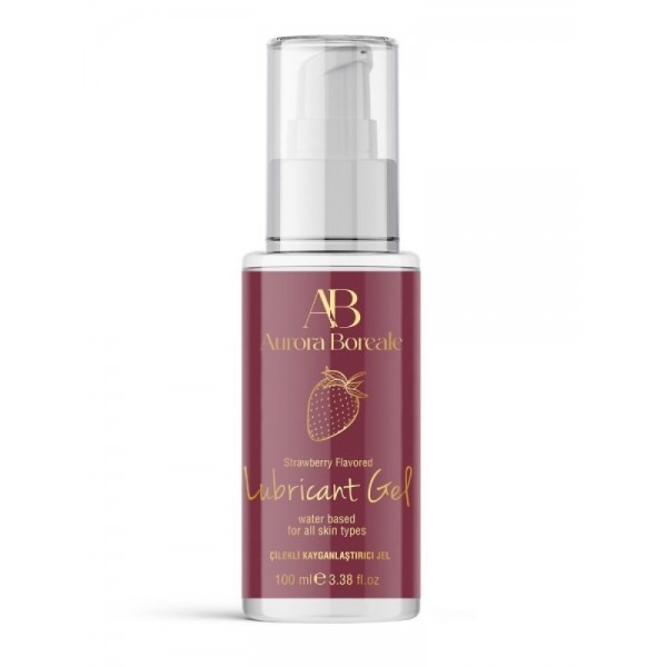Aurora Boreale Çilek Aromalı Kayganlaştırıcı Jel 100 ML