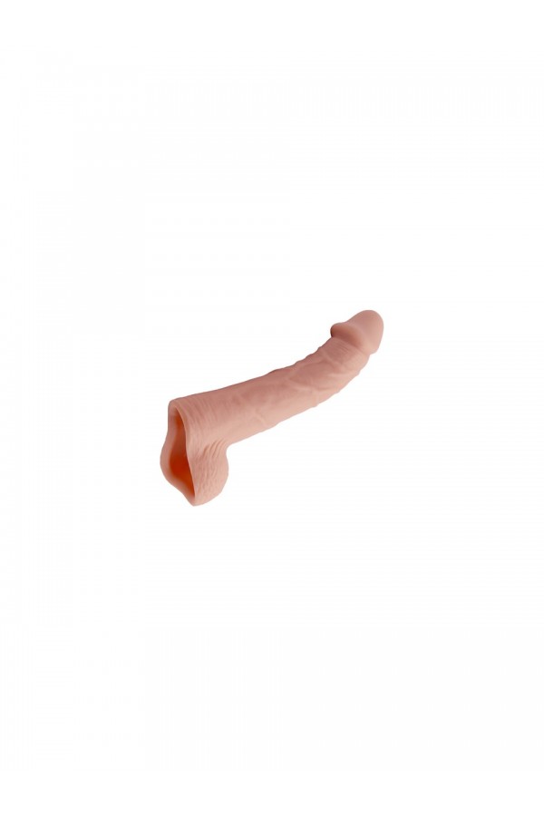 Et Realistik 8 CM Dolgulu İç Boşluklu Penis Kılıfı