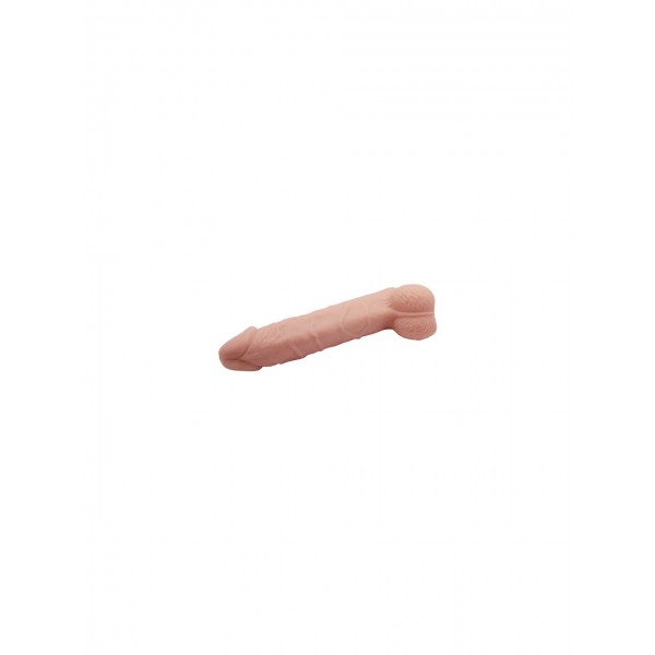 Et Realistik 8 CM Dolgulu İç Boşluklu Penis Kılıfı