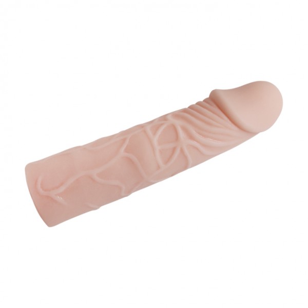 6cm Dolgulu Ekstra Uzun Penis Kılıfı Realistik Penis
