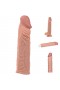 Realistik Et Dokulu 5cm Uzatmalı Penis Kılıfı