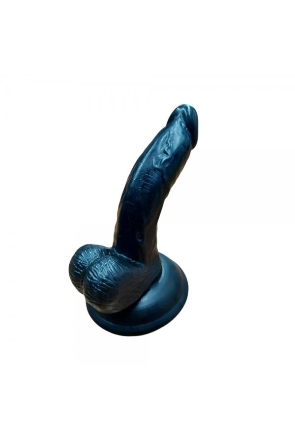 Gizemli Sexshop Siyah Anal Realistik Zenci Dildo Penis 13 cm 