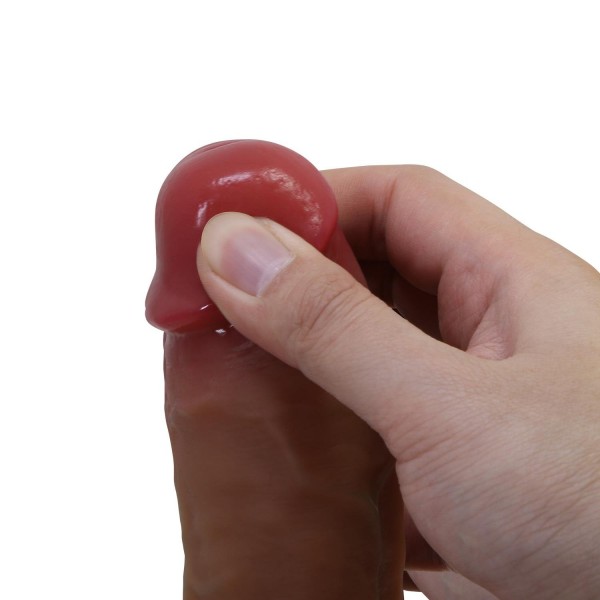 Gizemli Sexshop  Realistik Vantuzlu Dildo Penis 17,3 cm