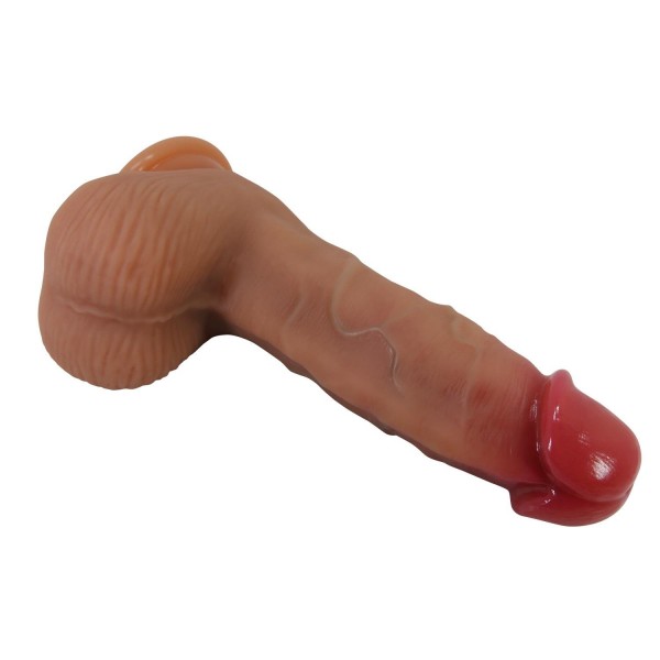  Gizemli Sexshop Realistik Vantuzlu Dildo Penis 17,3 cm