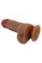  Gizemli Sexshop Realistik Vantuzlu Dildo Penis 17,3 cm