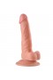 Gizemli Sexshop Realistik Vantuzlu Dildo Penis 19,5 cm 