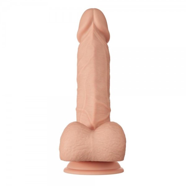 Gizemli Sexshop Titreşimli Gerçekçi Kalın Dildo Penis 21.8 cm