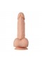 Gizemli Sexshop Titreşimli Gerçekçi Kalın Dildo Penis 21.8 cm