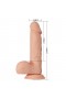 Gizemli Sexshop Titreşimli Gerçekçi Kalın Dildo Penis 21.8 cm