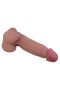 Gizemli Sexshop  Kıkırdak Yapılı Çift Katmanlı Melez Gerçekçi Dildo Penis 21,8 cm