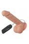 Gizemli Sexshop Titreşimli Gerçekçi Kalın Dildo Penis 21.8 cm