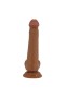 Gizemli Sexshop Yeni Nesil Çift Katmanlı Realistik Vantuzlu Dildo Penis 22 cm
