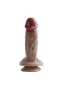 Gerçek Ten Dokusunda Realistik Penis 20 Cm Çift Katmanlı 
