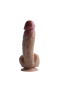 21 Cm Çift Katmanlı Gerçek Ten Dokusunda Realistik Penis