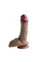 Gerçek Ten Dokusunda Realistik Penis 20 Cm Çift Katmanlı 