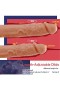 21 Cm Yumuşak Dokulu Titreşimli Oynar Başlı Ve Gidip Gelmeli Dildo