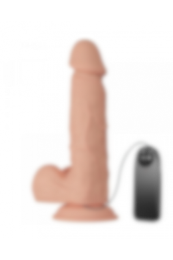  Titreşimli Gerçekçi Kalın Dildo Penis 21.8 cm