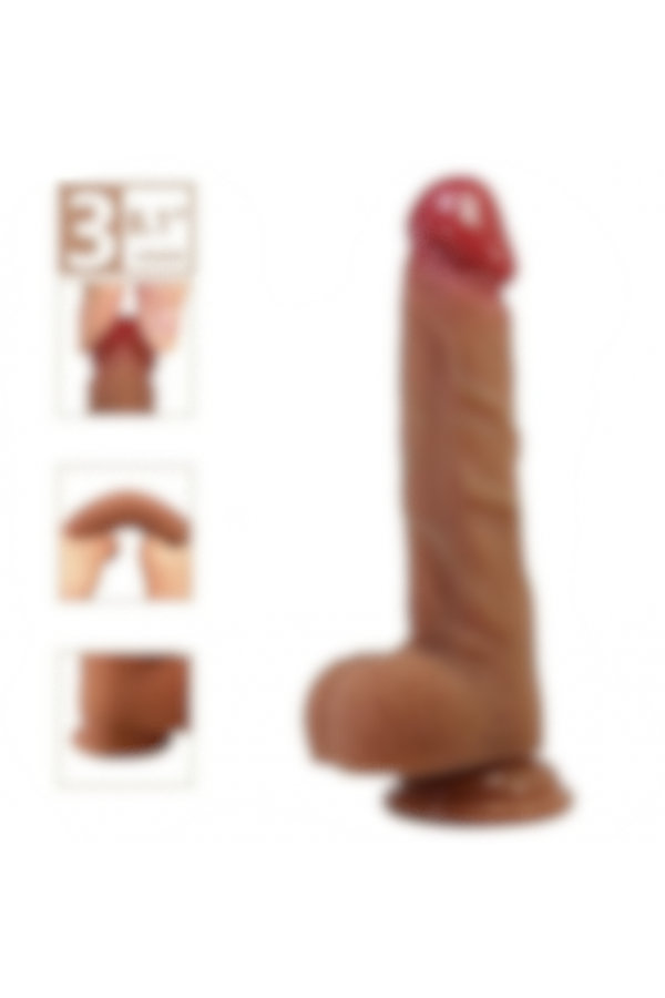  Realistik Vantuzlu Dildo Penis 20,6 cm